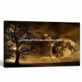 Sunset Landscape Pictures Impression giclée / toile Art Crépuscule Under the Tree / Winter Scenery Posters